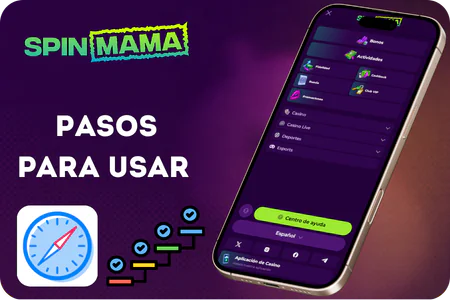 Configuración de acceso directo PWA de Spinmama en iPhone